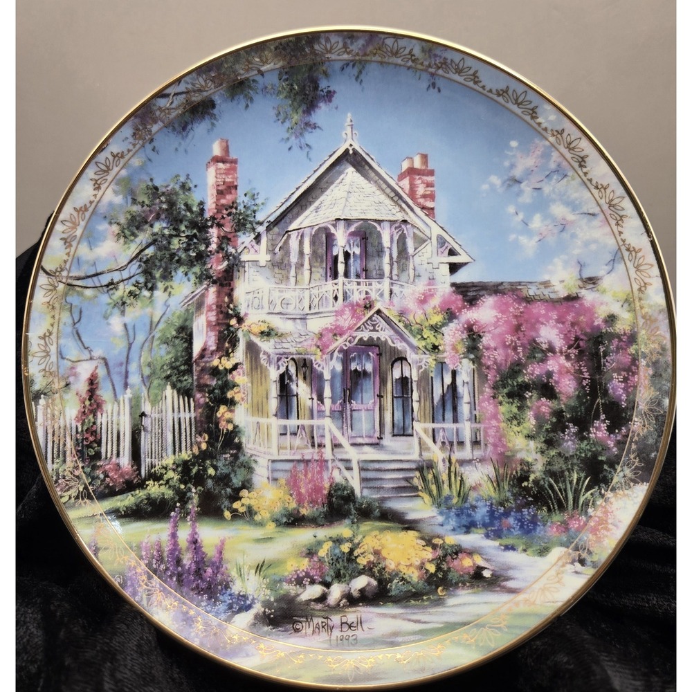1993 Limited Edition Numbered 145 Porcelain Collectible Plate By Marty Bell B#32